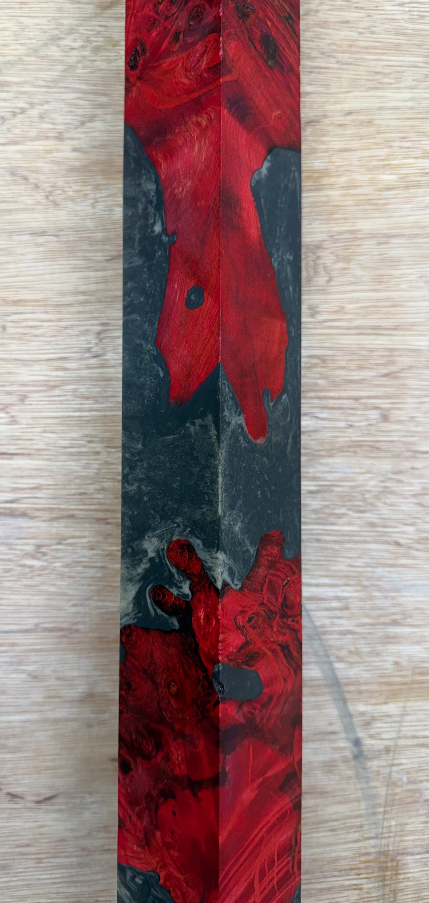 Stabilized Buckeye Burl 18” Hybrid XL Call / Cue Block