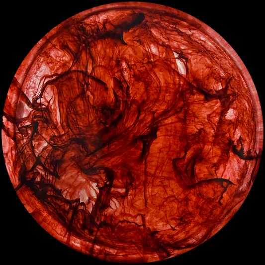 “Blood in the Water” Resin Turkey Pot Call Blank