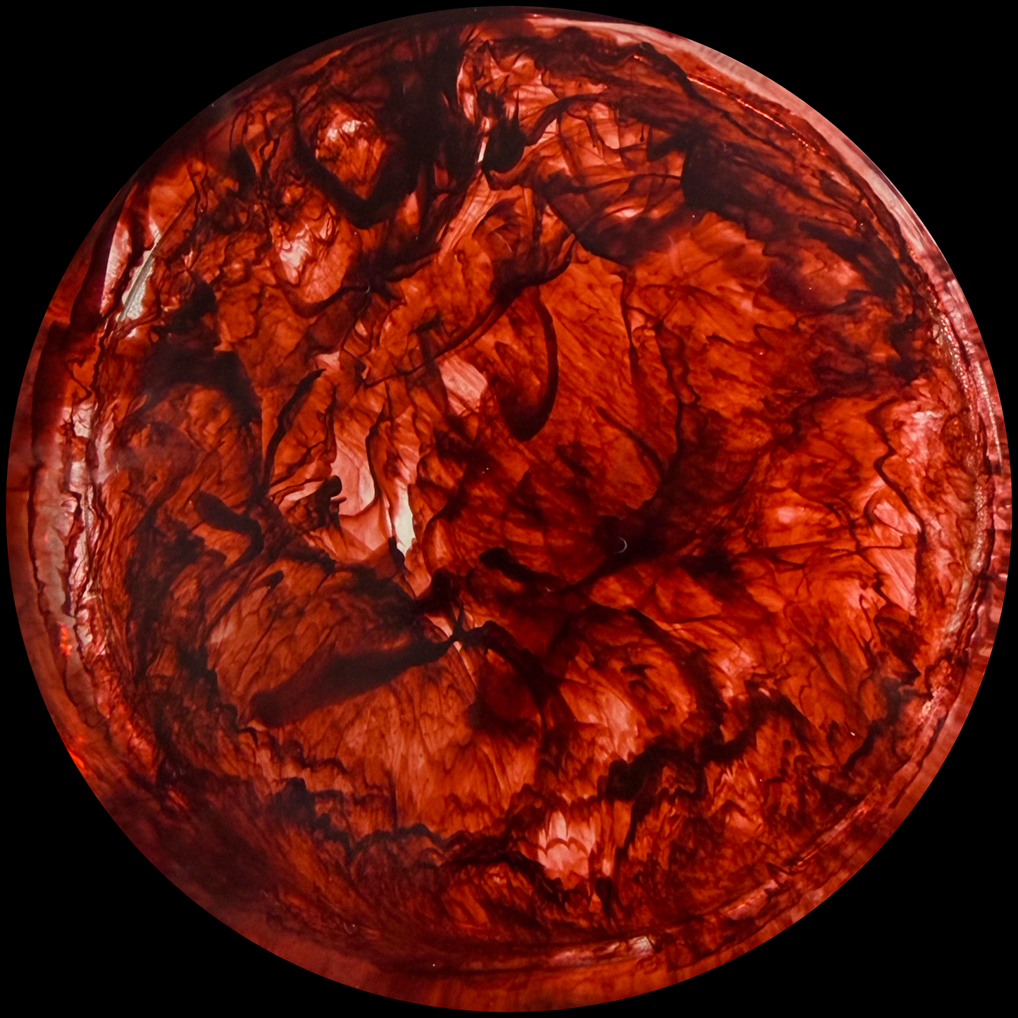 “Blood in the Water” Resin Turkey Pot Call Blank