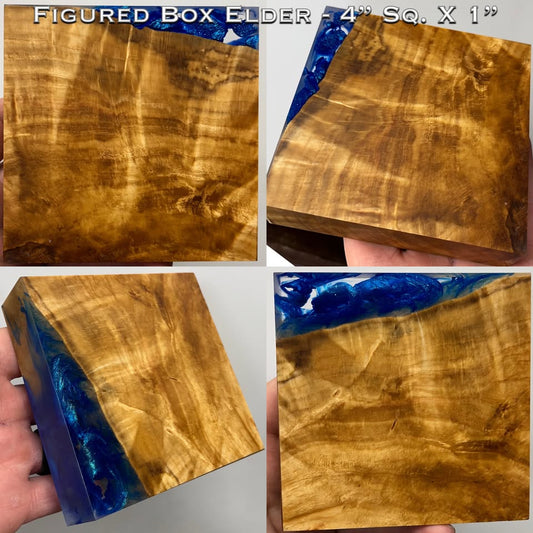 Stabilized Box Elder Burl Hybrid Turkey Pot Call Block
