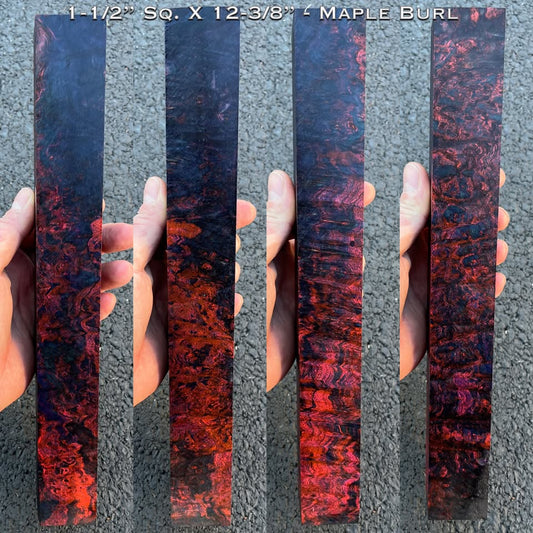 Stabilized Maple Burl 12-3/8” Cue Block
