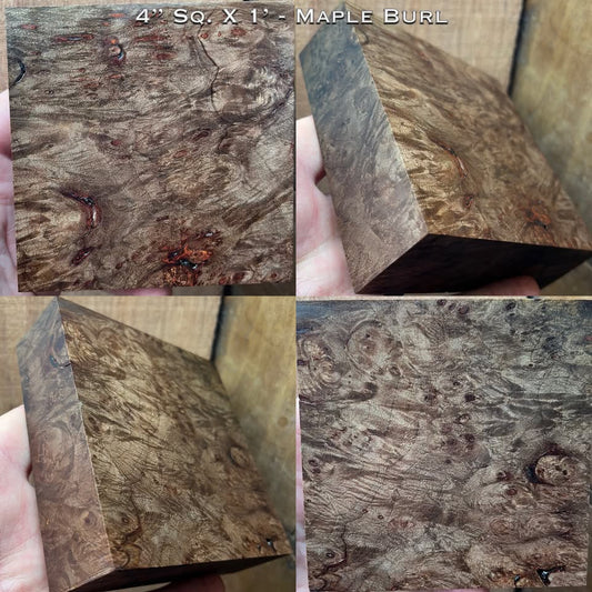 Stabilized Maple Burl Turkey Pot Call Block