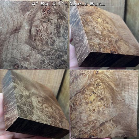 Stabilized Maple Burl Turkey Pot Call Block