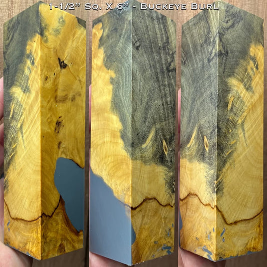 Stabilized Buckeye Burl 6” Hybrid Duck Call / Handle Blank