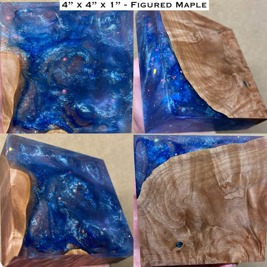 Stabilized Maple Burl Hybrid Turkey Pot Call Block