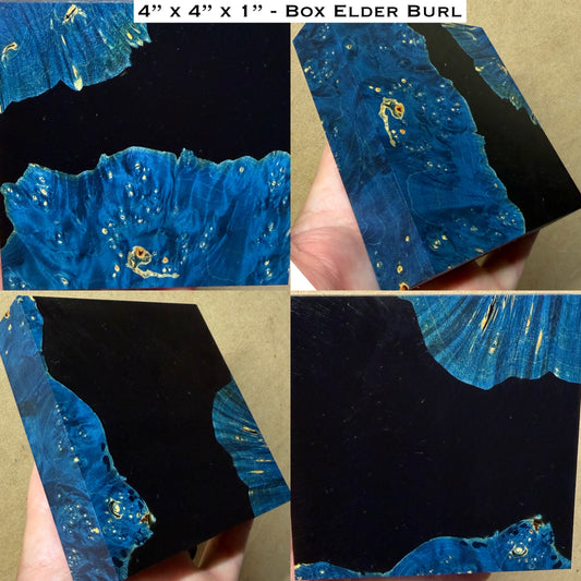 Stabilized Box Elder Burl Hybrid Turkey Pot Call Block