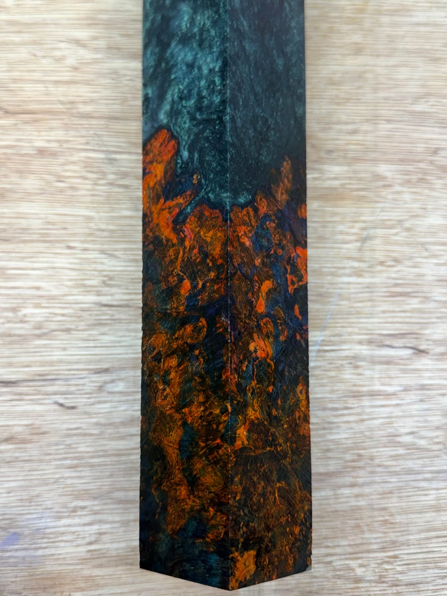 Stabilized Maple Burl 18” Hybrid XL Call / Cue Block