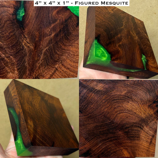 Stabilized Mesquite Burl Hybrid Turkey Pot Call Block