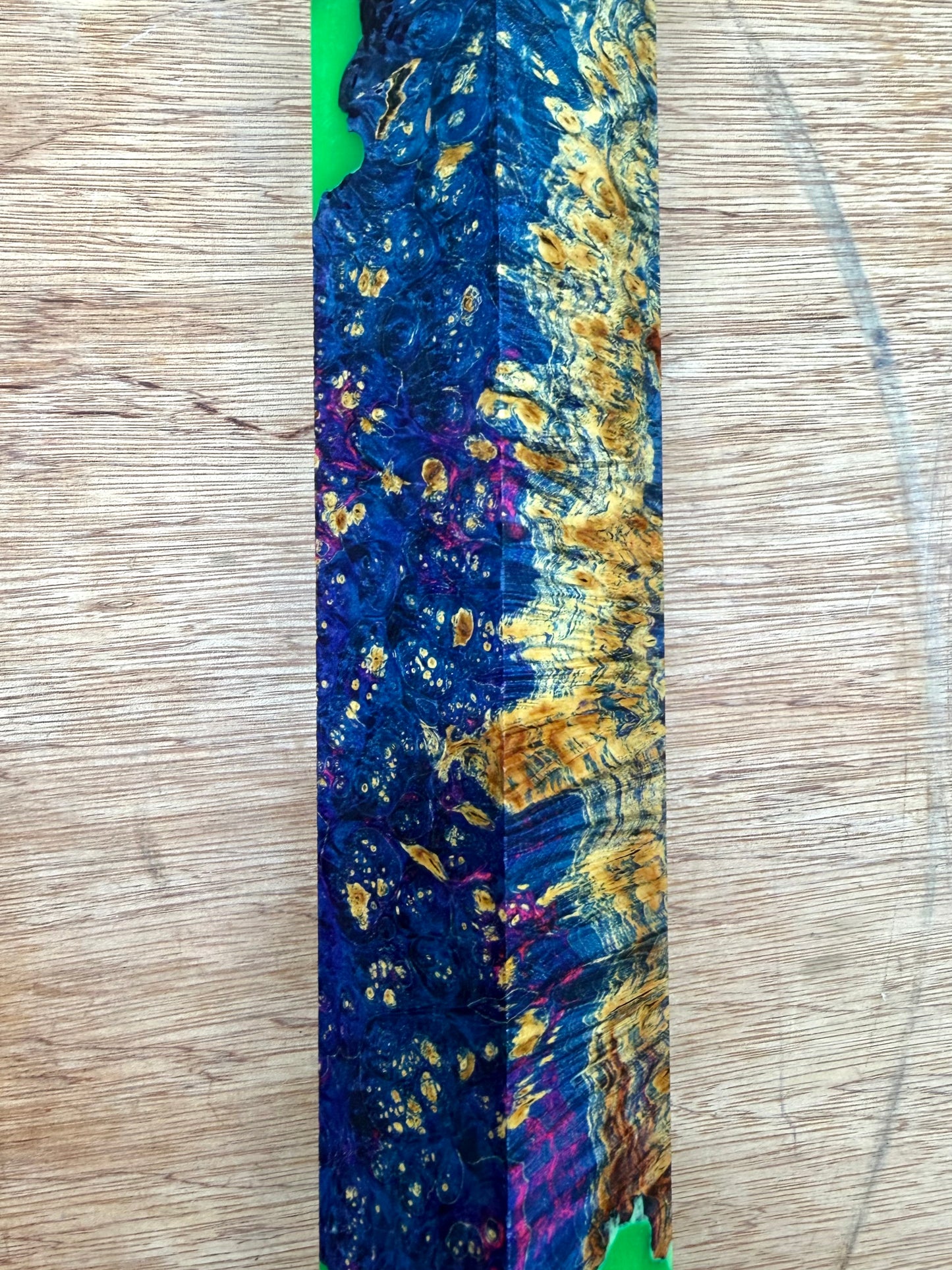 Stabilized Box Elder Burl 18” Hybrid XL Call / Cue Block