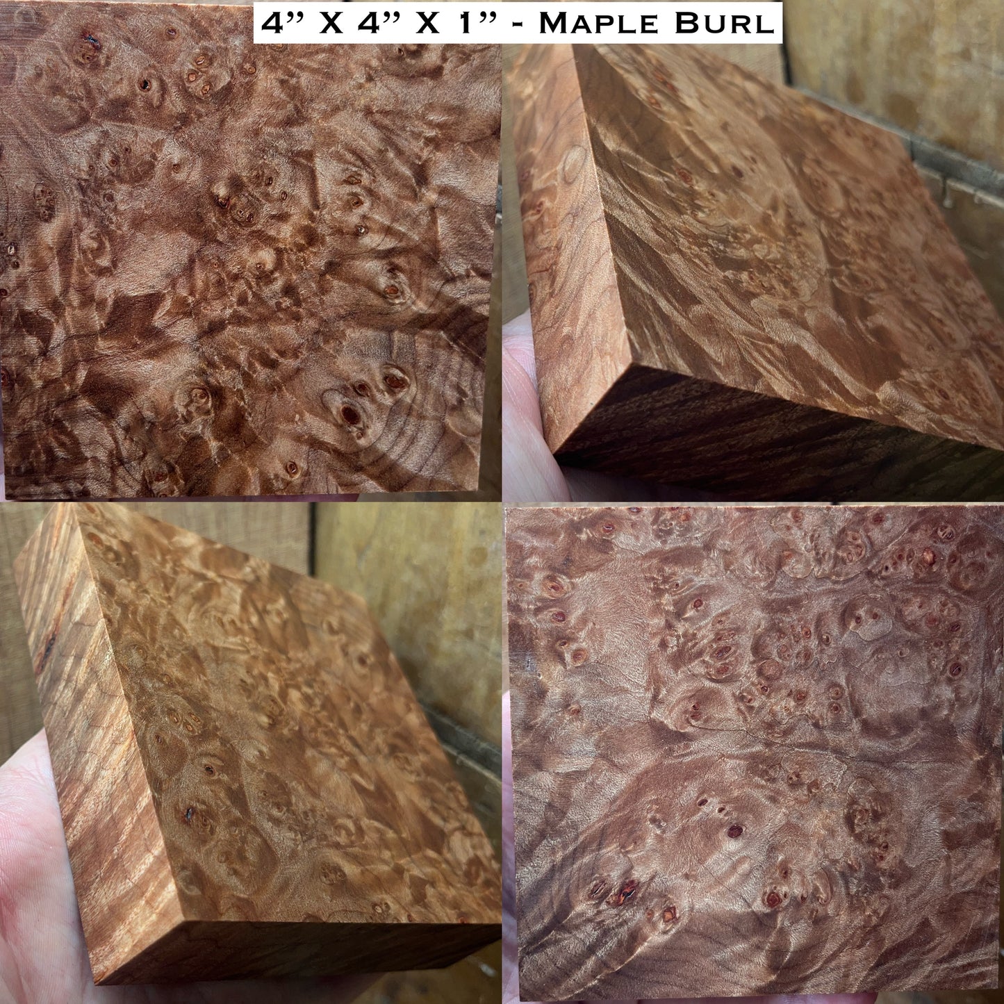 Stabilized Maple Burl Turkey Pot Call Block