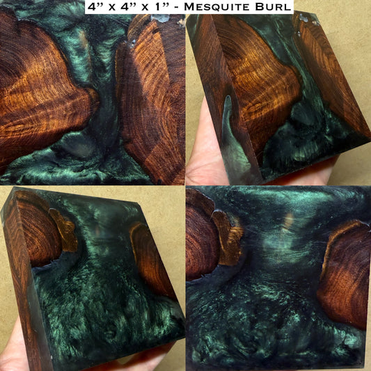 Stabilized Mesquite Burl Hybrid Turkey Pot Call Block