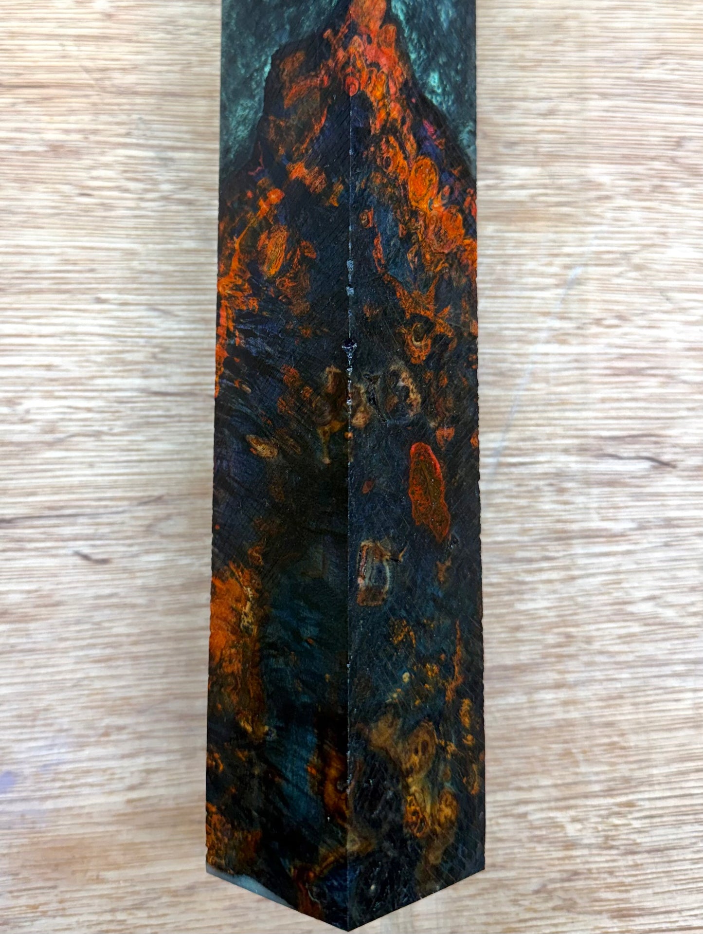 Stabilized Maple Burl 18” Hybrid XL Call / Cue Block