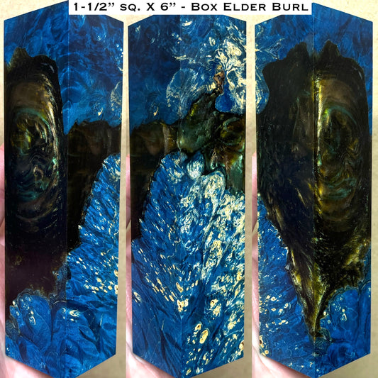 Stabilized Box Elder Burl 6” Hybrid Duck Call / Handle Blank